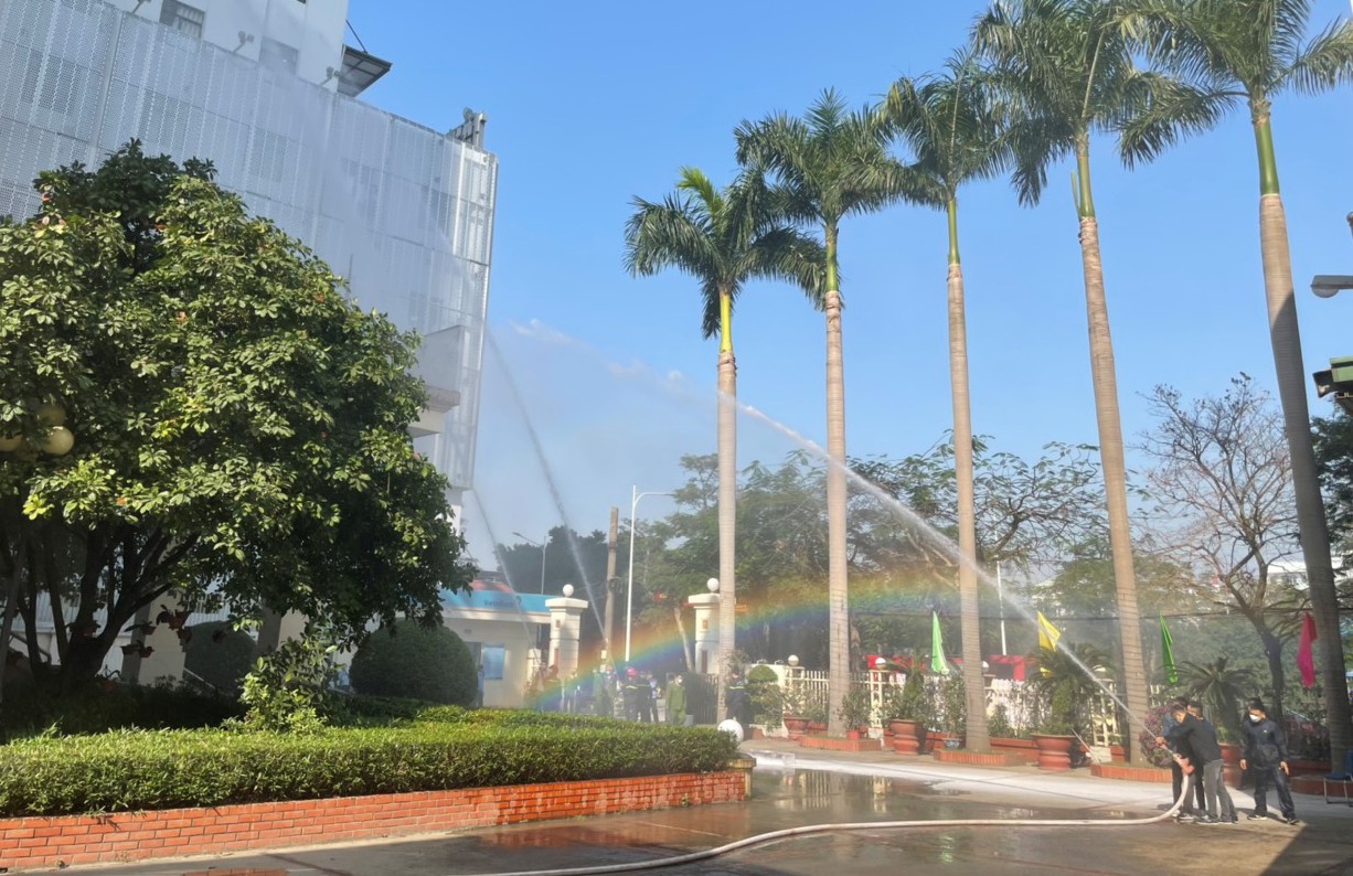 Thực tập phương án chữa cháy và cứu nạn, cứu hộ tại Ngân hàng TMCP Công thương Việt Nam- Chi nhánh Lê Chân